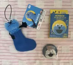 パペットスンスン『すっぽりソックスマスコット』（ゾンゾン缶バッジ付き）