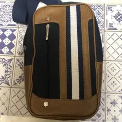 最終値下げ！TAKEO KIKUCHI ボディバッグ ネイビー　ほぼ新品未使用品