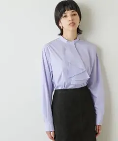 Whim Gazette フロントフリルブラウス未使用