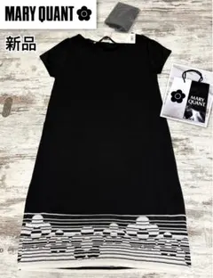 新品　MARYQUANT マリークワント 半袖　ニット　ワンピースのサムネイル