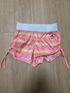adidas カラフルストライプショートパンツ　水陸両用