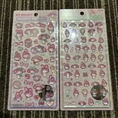 新品未使用 正規品 ボンボンドロップシール サンリオ マイメロディ 2枚 セット