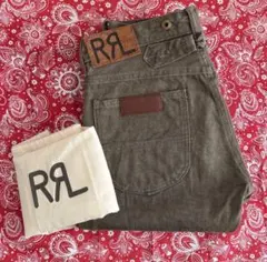RRL us製デニム　28x30 オリーブ limited Edition