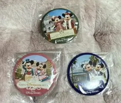 東京ディズニーリゾート　ホテル缶バッジ 3個セット 缶バッジ ディズニー
