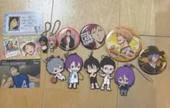 黒子のバスケ 缶バッジ ラバーマスコット セット まとめ売り カード ストラップ