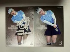 【⻄村優菜】EPOCH 2025 女子ゴルフ パラレル版 2枚セット