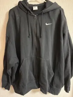 Nike 黒 ジップパーカー