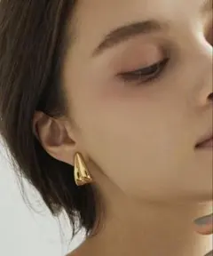 CENE セネ 金属アレルギー対応 ゴールド　イヤリング