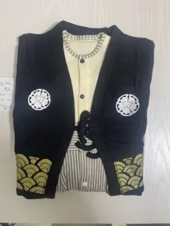 新品(ベビー用) クマの紋付袴カバーオール　男の子用袴