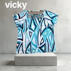 【最終SALE】vicky ビッキー/半袖トップス パステルカラー【美品】のサムネイル