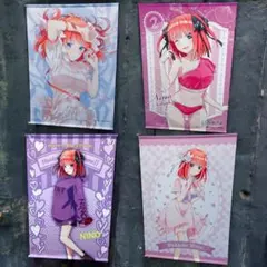 五等分の花嫁 中野二乃 タペストリー 8点セット＋おまけタオル2点セット 五等分の花嫁 中野二乃 タペストリー 8点セット＋おまけタオル2点