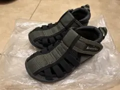 branshes ブランシェス キッズ 子供 サンダル カーキ 17cmのサムネイル