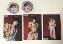 M!LK のぞいてみるく展 佐野勇斗 生写真A 3枚　缶バッジ2点