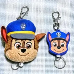セール⭐️チェイス パウパトロール マスコットリールキーホルダー ２つセット