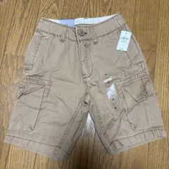 新品　GAP ベージュ カーゴ　ハーフパンツ　120