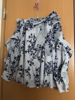 SNIDEL フリルリボンブラウス ONE SIZE