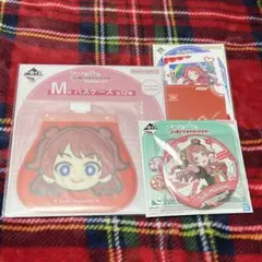 一番くじ 花海咲季 Ｏ賞 缶バッジ、Ｎ賞フォトカード、Ｍ賞パスケース