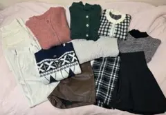 レディース服 冬服 11点 学生向け 1点850円・まとめ買い割あり！