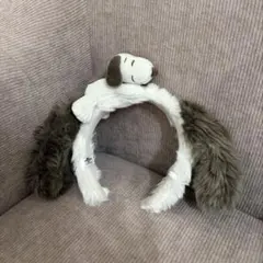 スヌーピー ぬいぐるみ付きカチューシャ
