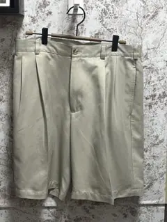 PERRY ELLIS スラックスショーツ ホワイト w34 90s