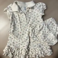 【美品】ラルフローレン　花柄　ワンピース ブルマセット 85cmのサムネイル