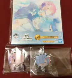 Re:ゼロから始める異世界生活 キャンバスボードとアクリルキーホルダー