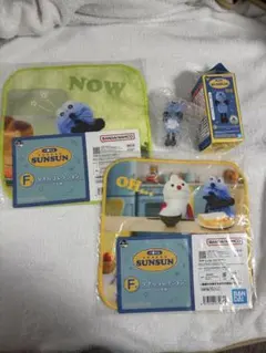 パペットスンスン 一番くじ タオル＆ちらりんフレンズ ミニフィギュア