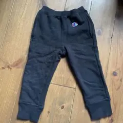 Champion 黒色 ボトムス 90サイズ 裏毛 スウェットパンツ