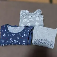 女の子　ノースリーブワンピース　130cm　３枚