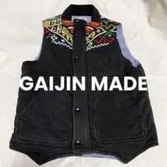 【希少】ガイジンメイド チャンマイデラックス ラグベスト ブラック Sのサムネイル