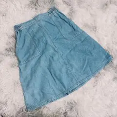 E hyphen world gallery ライトブルースカート 【F】デニム