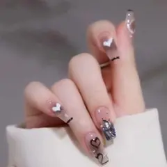 おまけありNo.0412 ネイルチップ ネイルアート　ネイルパーツ　量産型