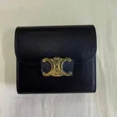 CELINE ブラック 三つ折り財布
