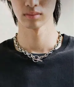 wym Silver 925 CROSS-LINK CHAIN NECKLACE - メルカリ