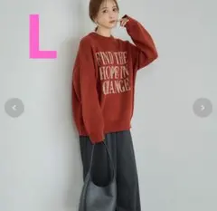 しまむら　田中里奈　mysa closet　BIGロゴニット