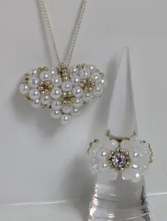 ビーズリング♡ペンダントセットNO.172