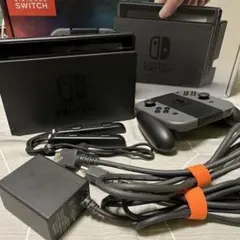 Nintendo Switch グレー 本体 箱付き SDカード64GB付き