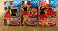 アイカツ　アクトレスリッチ　ミュール　スカート　トップス　3枚セット