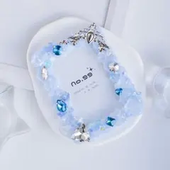 ホイップデコ　トレカケース　硬質カードケース　B8 青　シルバー