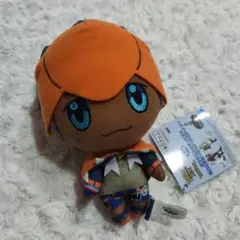 タグ付き　ポケモンマスターズEXぬいぐるみ キバナ　マスコット