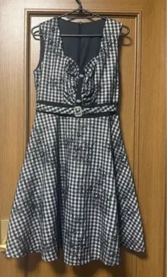 デイジーストア　キャバワンピ　チェック柄　Lサイズ