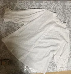 最終価格✨コットン花柄刺繍ブラウス　未使用品