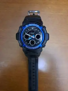 G-SHOCK デジタル腕時計 ブラック/ブルー