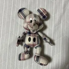 UNIQLO Disney ミッキーマウス ぬいぐるみ チェック柄のサムネイル