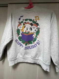 【古着】80s 90sディズニー クリスマス スウェット ヴィンテージ