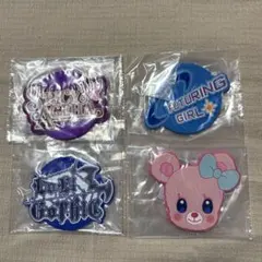 アイカツ　グッズコレクション　ラバーコースター　4個セット
