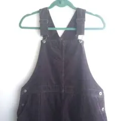 サマンサモスモスブルーコーデュロイジャンパースカートジャンスカワンピース