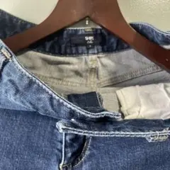 SHIPS デニムブルー スリムフィットパンツ