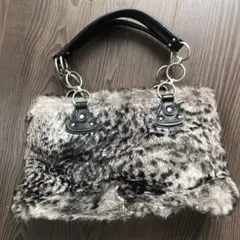 コムサデモードKT フェイクファーバッグ