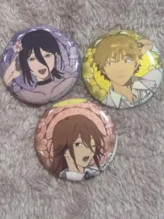 【新品未使用】チェンソーマンカフェ　プリンスホテル限定缶バッジ3個セット　レゼ